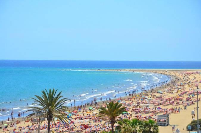 Bungalow Playa Del Ingles Santa Fe 56 Exteriör bild